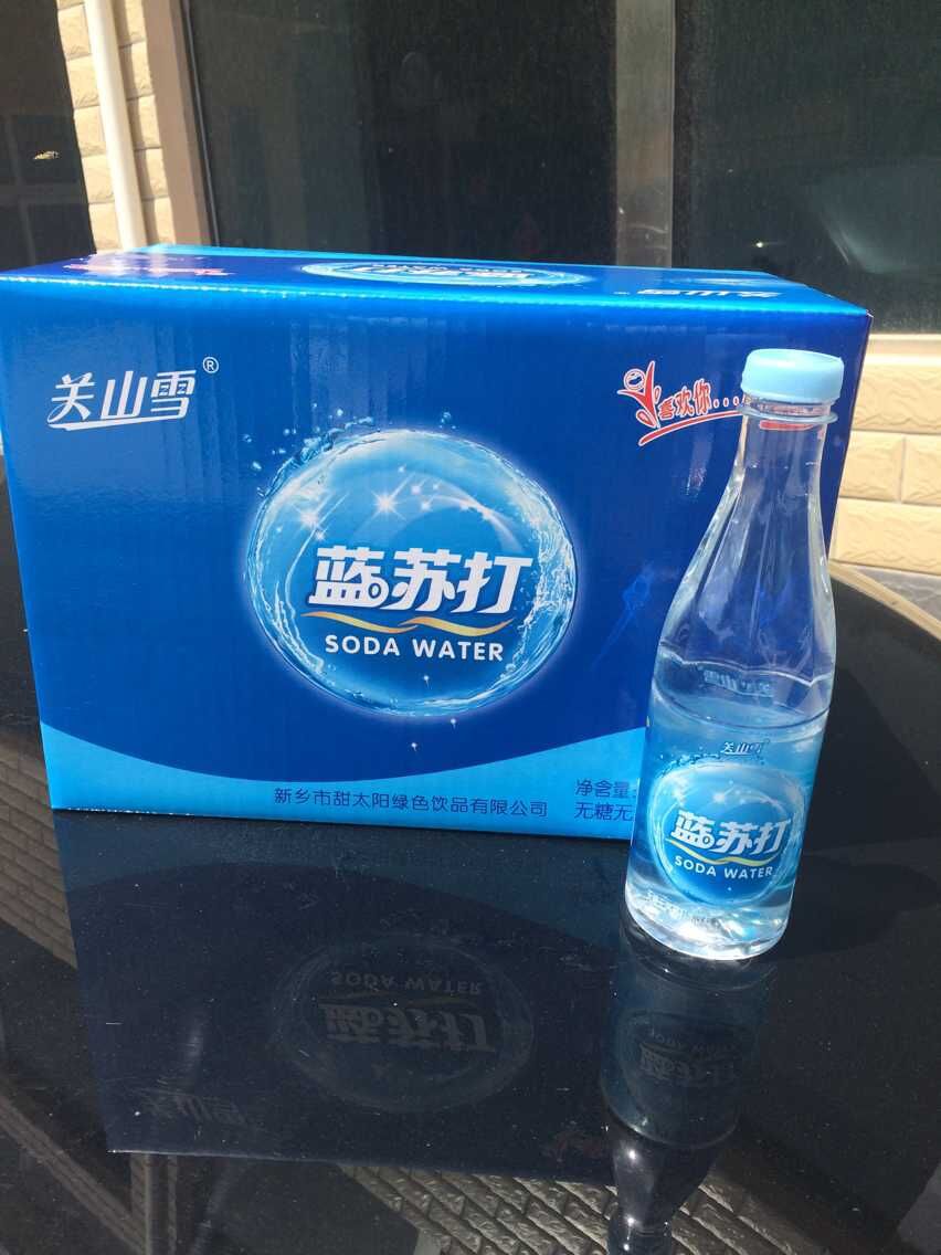 新品上市 500ml大瓶装蓝苏打水饮料 招商代理加盟 专业水饮料厂家