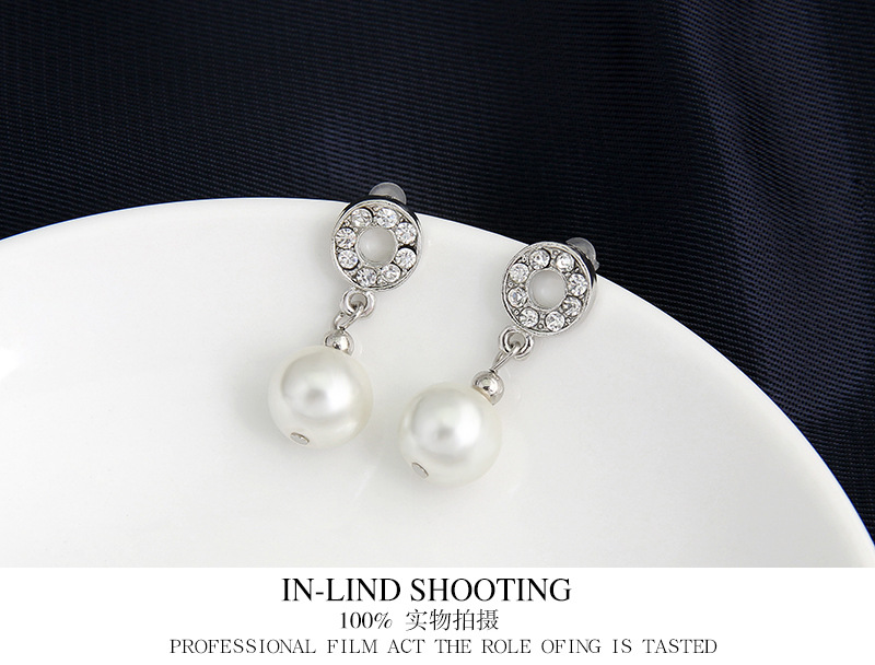 Korean of the Korean / Korean-style Rhinestone + Pearl sets NHDR0163