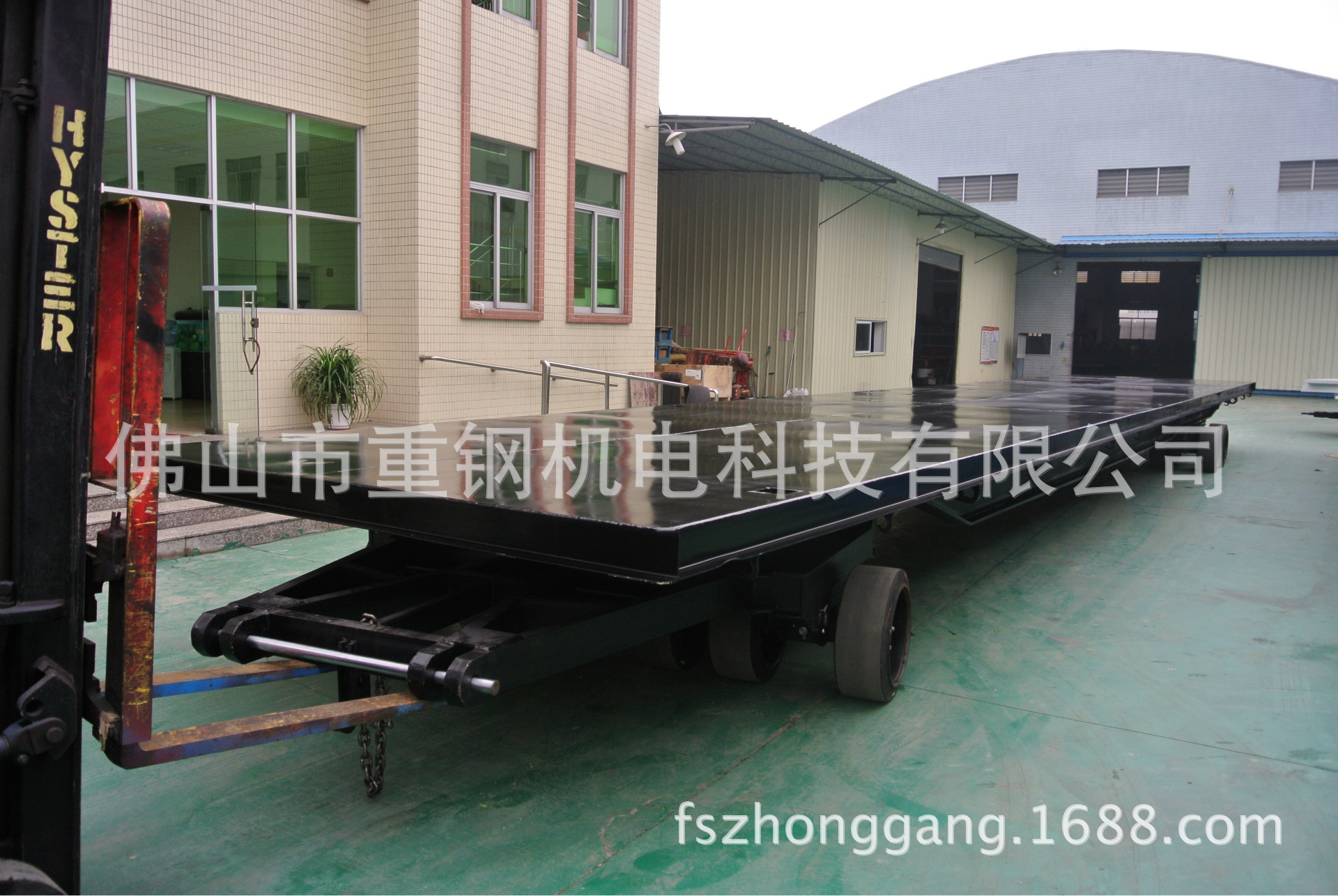 用全挂式拖挂车 重型平板车 应用推荐:适合重型产品的短途中转,移库