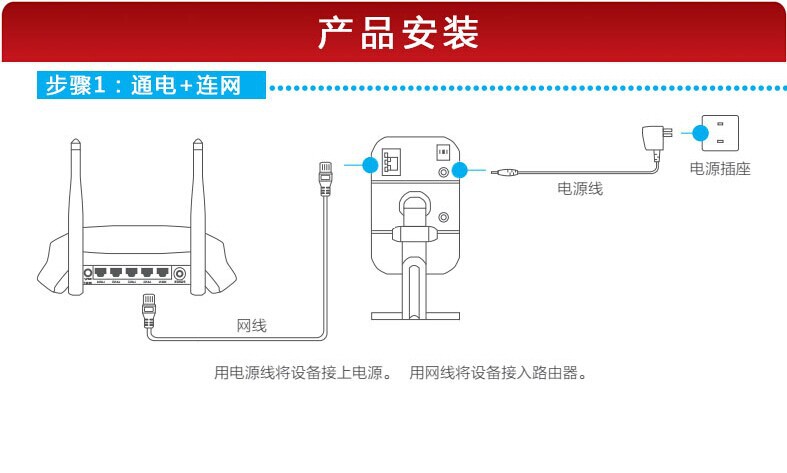 海康威视网络监控摄像机 手机wifi远程监控摄像头 ip camera 家用