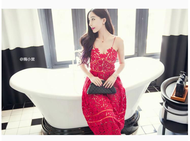 The estimated 035#2015 NZ summer new Moonlight Serenade Sui small-tong network red lace water-soluble engraving strap dresses red XL Photo, prices, brand platters! The elections are supplied in the national character of distribution, so action, buy now enjoy more preferential! As soon as possible.