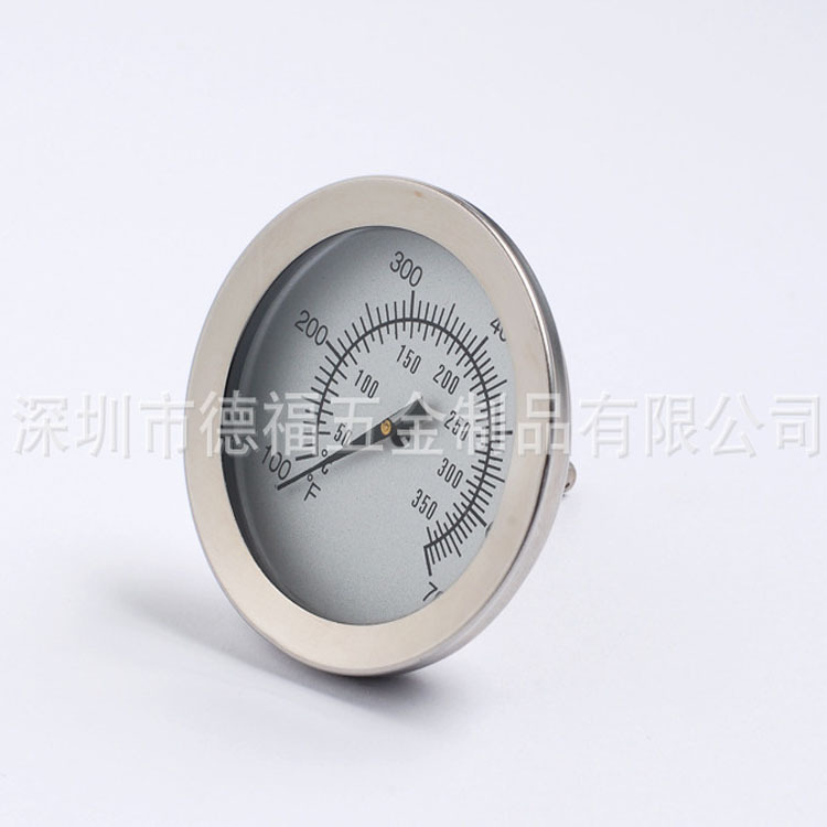 温度计厂家德福供应不锈钢探针温度计,烧烤炉温度计,量大从优