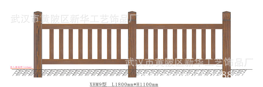 XH-M9型仿木模具