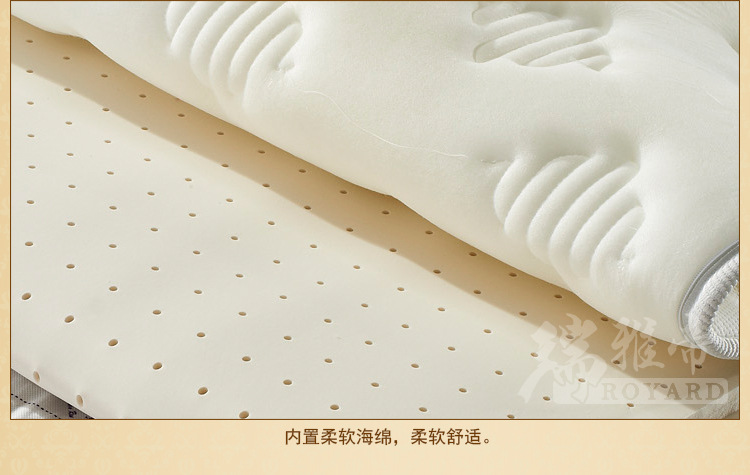 厂家直销独立袋装软硬两用席梦思床垫1.8米乳胶天然床垫