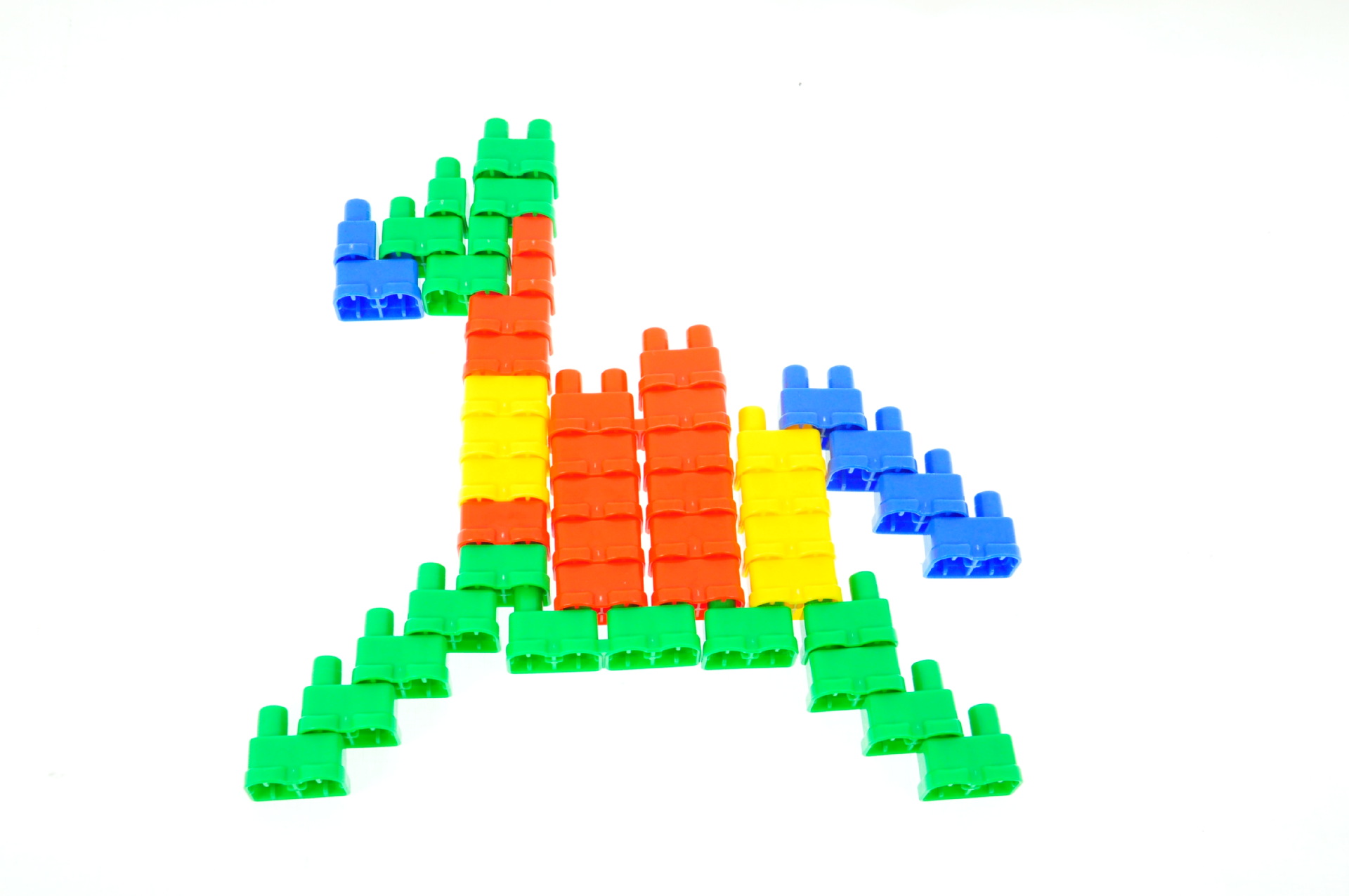 【爆】儿童益智玩具 新世纪拼图塑料拼插积木 塑料拼插建筑积木
