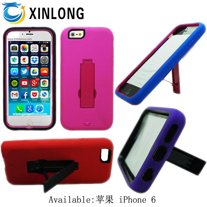 苹果iPhone,6,懒人支架,批发亚马逊6G红色机器人,4.7寸热销手机壳