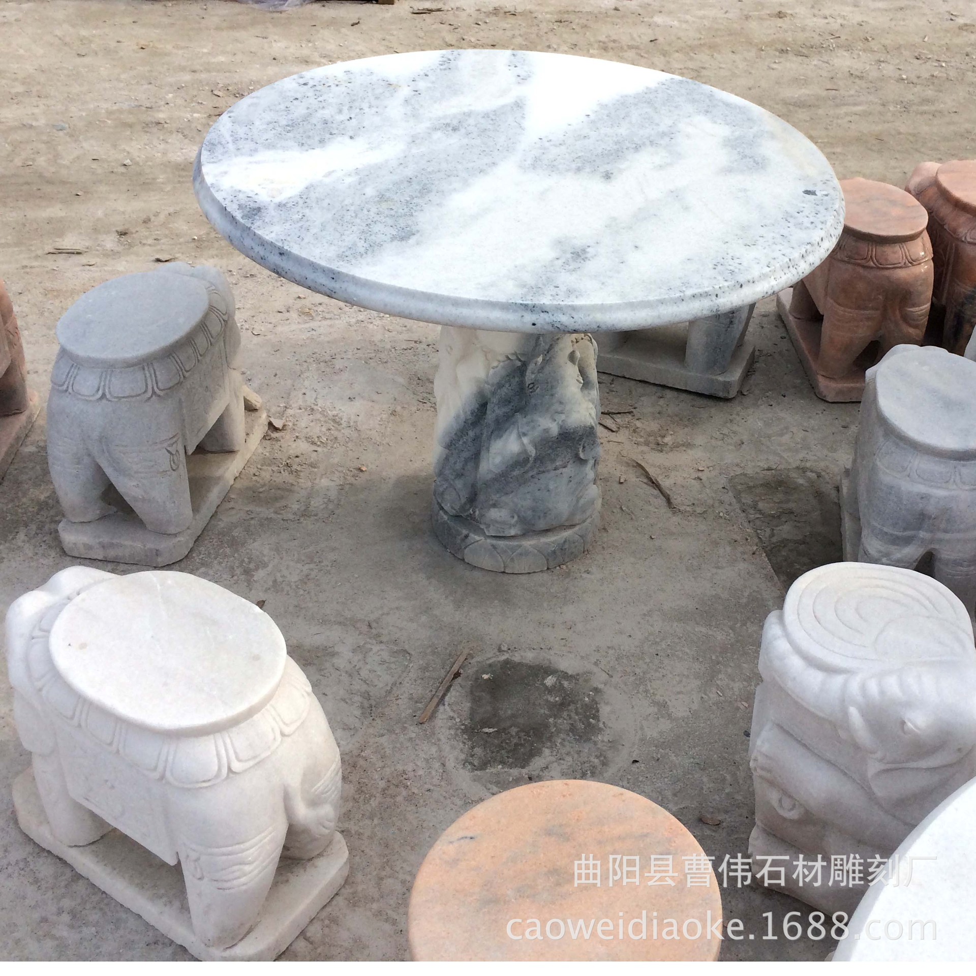 仿古石桌石凳,庭院摆放,户外,现货销售    宝贝详情;材质:各种石材