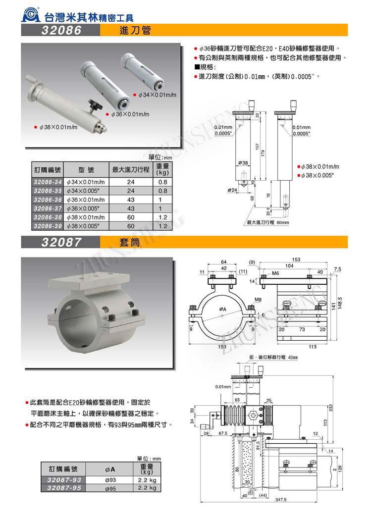 32086-32087进刀管