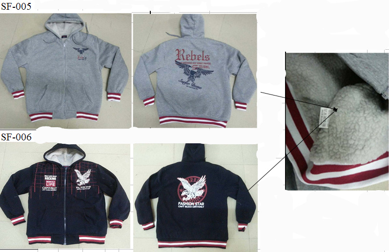 $5.73 For MEN FLEECE JACKET Closeout Sweatshirts