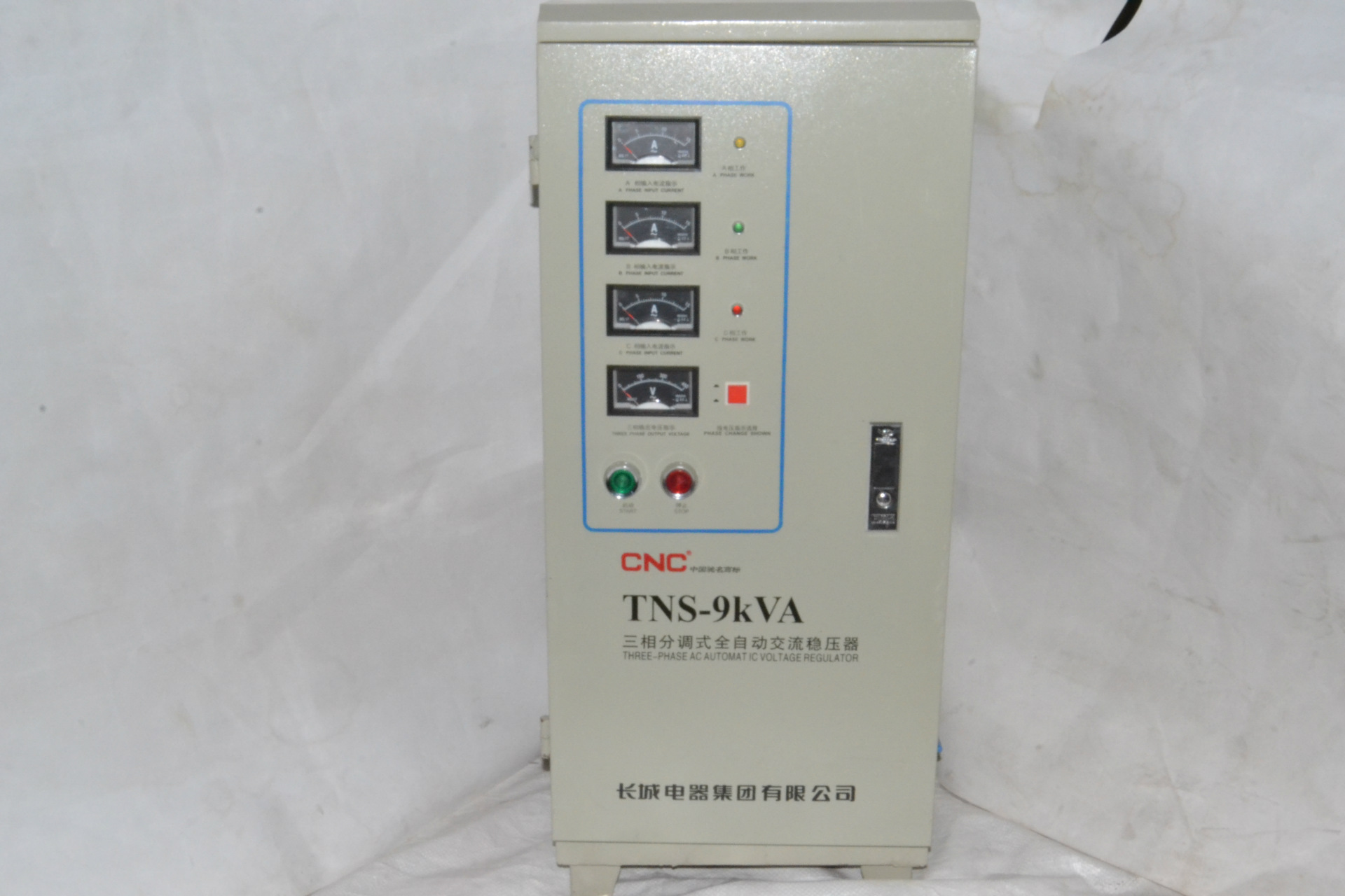 正品长城三相稳压器全自动tns-6kw 9kw 30kw家用交流稳压电源380v