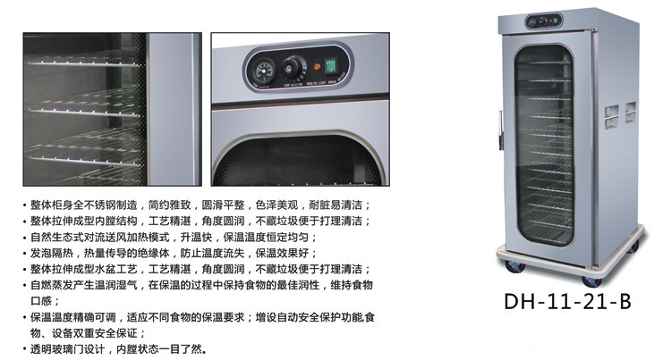 DH-11-21-B single foam insulation cabinet (glass door) 0005