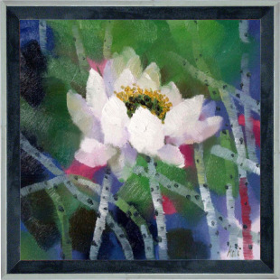 格瑞礼品 风景山水 油画 荷花