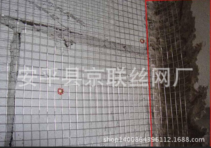 直销挂墙抹灰电焊网建筑抹墙钢丝网内外墙防开裂缝钢丝焊接网