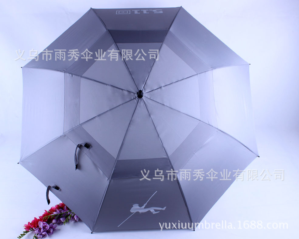 雨秀伞业 全纤维高尔夫伞