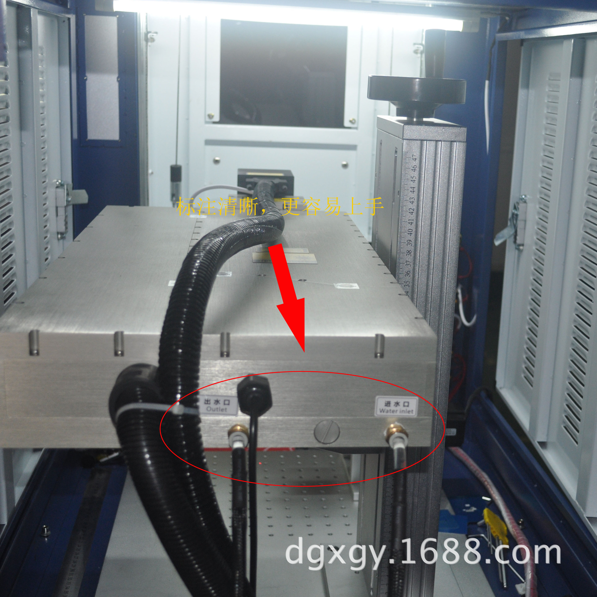 UV紫外激光打标机 金属门把手激光打标机 小型 小铭牌激光打标机