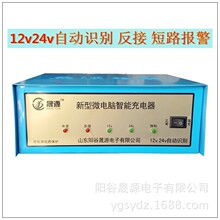 汽車電瓶充電器蓄電池電瓶充電機12/24v電瓶充電器智能脈沖修復