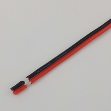 廠家定做硅膠軟排線20AWG紅黑並排0.5mm平方航模特軟多排硅膠並線