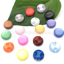 現貨供應彩色暗眼珠光樹脂紐扣 毛衣糖果色透明襯衫扣子珠光紐扣