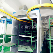 定制小型大型噴漆噴塑粉生產線 自動化噴漆設備 靜電噴塗流水線