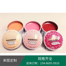 小圓罐 馬口鐵糖盒 化妝品  眼影盒 花蕾膏 迷你