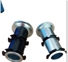 空心金屬調整腳 梅花彈片 管內塞 家具連接件 家具配腳塞