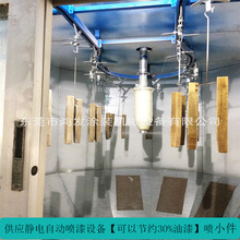 【供應可以節約30%油漆的】靜電自動噴漆機 配合吊掛流水線作業