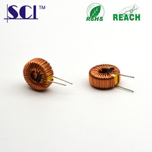 T12x6x4-220UH深圳電感磁環廠家直銷磁環繞線差模插件EMI濾波電感