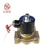 2W系列兩口兩位直動式水氣型電磁閥 常閉式全銅絲扣電磁閥廠家
