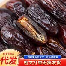 伊朗黑椰棗新棗一件代發批發 阿聯酋蜜棗沙漠耶棗大顆粒黑椰棗