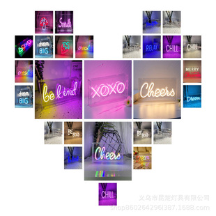 LEDwXOXO neon light boxb[޺5vUSBەɱСҹ