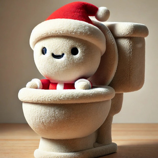 ԭ¿ Toilet Santa plush Christmas RͰ}Qëq