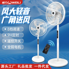風扇落地扇家用立體式辦公宿舍大風力工廠禮品批發遙控定時電風扇