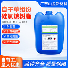 SJ-1850山金自干耐鹽霧硅氧烷樹脂納米塗料高硬度光油高耐磨清漆
