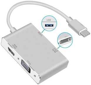 type-cDhd+vga+dvi+usb4in1DQUSB3.1 to hdtv vga dviDӾ