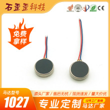 廠家供應1027扁平微型電機 震動馬達 有刷直流電動機