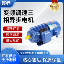 上海聶喬YVF變頻三相異步電動機4極調速電機YVP無極變速電機馬達