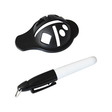 廠家直銷高爾夫划線高爾夫用品配件golf accessories 塑膠划線器