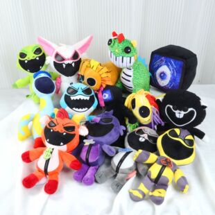 跨境新品波比4nightmare critters大獅子綠恐龍毛絨玩具公仔現貨