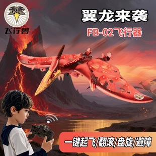 跨境爆款遙控飛機翼龍戰斗機仿真翼龍新品避障無人機航模外貿玩具