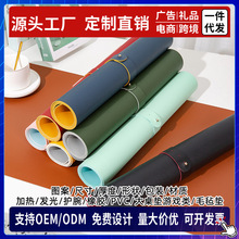 廠家批發電腦鼠標墊超大辦公桌墊寫字墊防水皮革鼠標墊印圖案logo