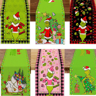 GɫւС}Q쁆Rd grinch table runner