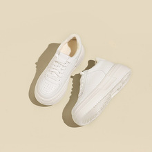 蘇茵茵厚底內增高小白鞋女2025新款小個子小碼透氣休閑運動板鞋女