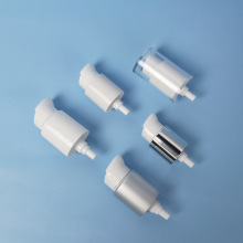電鍍塑料企鵝頭電化鋁粉底液防曬霜按壓泵頭20牙24牙精華乳液泵頭