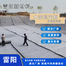 水泥毯新型澆水固化魚塘護坡鋪路溝渠河道改造固壩固土混凝土毯布