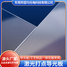 LED激光打點導光板 三菱PMMA亞克力燈箱發光板 非標激光導光板