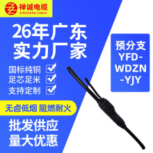 純銅銅芯 YFD-WDZN-YJY2/3芯1.5~300平方預分支國標電線電纜批發