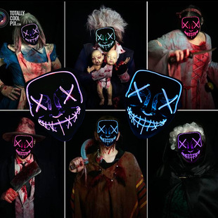 f} ֲLEDl Halloween MaskSlV