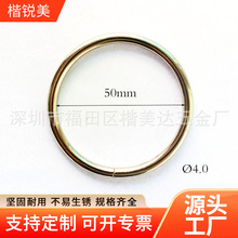 供應50mm金屬圈鐵線圈O型圓環圓扣鐵絲配件圓環金屬手工環五金圓