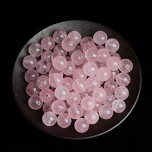 天然粉水晶散珠高貨Diy串珠半成品手鏈項鏈馬粉水晶珠子散批