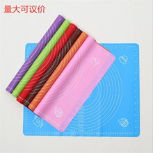 亞馬遜加厚擀面墊大號廚房烘焙墊硅膠揉面墊帶刻度和面墊硅膠案板